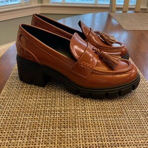 Women's Brown Tassel Loafers
